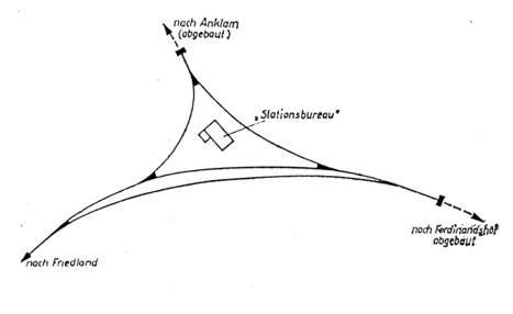 Gleisplan Uhlenhorst 1964